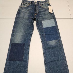 NEW Women's Citizens of Humanity CORA High Rise Relaxed Crop Blue Jeans size 24